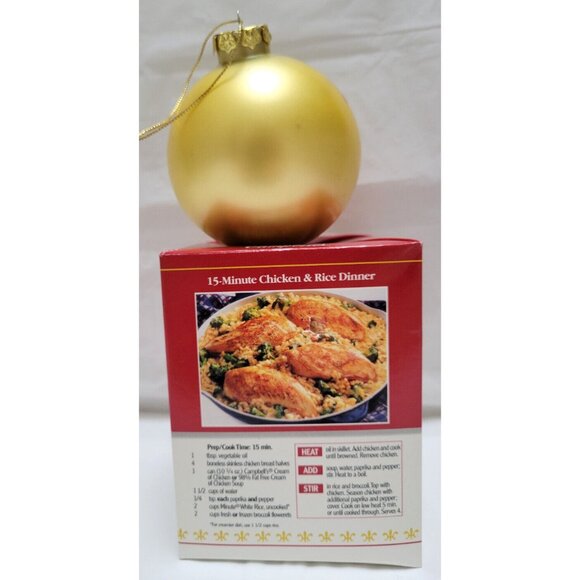 2002 Campbells Soup Kids Collectors Edition - Christmas Ornament Decoration Ball - Picture 5 of 11